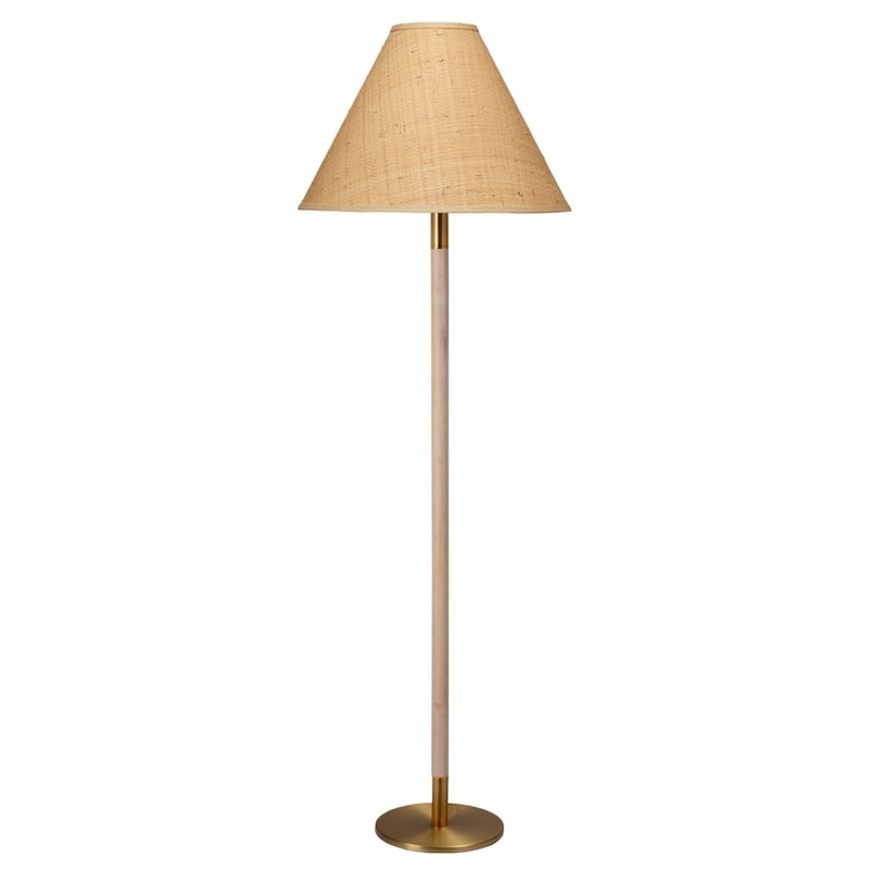 Jamie Young Morgana Metal and Wood 1-Light Floor Lamp