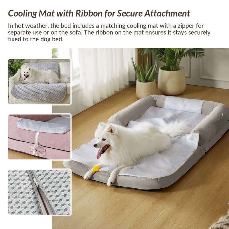 Human Dog Bed with Cooling Mat by HULALA HOME