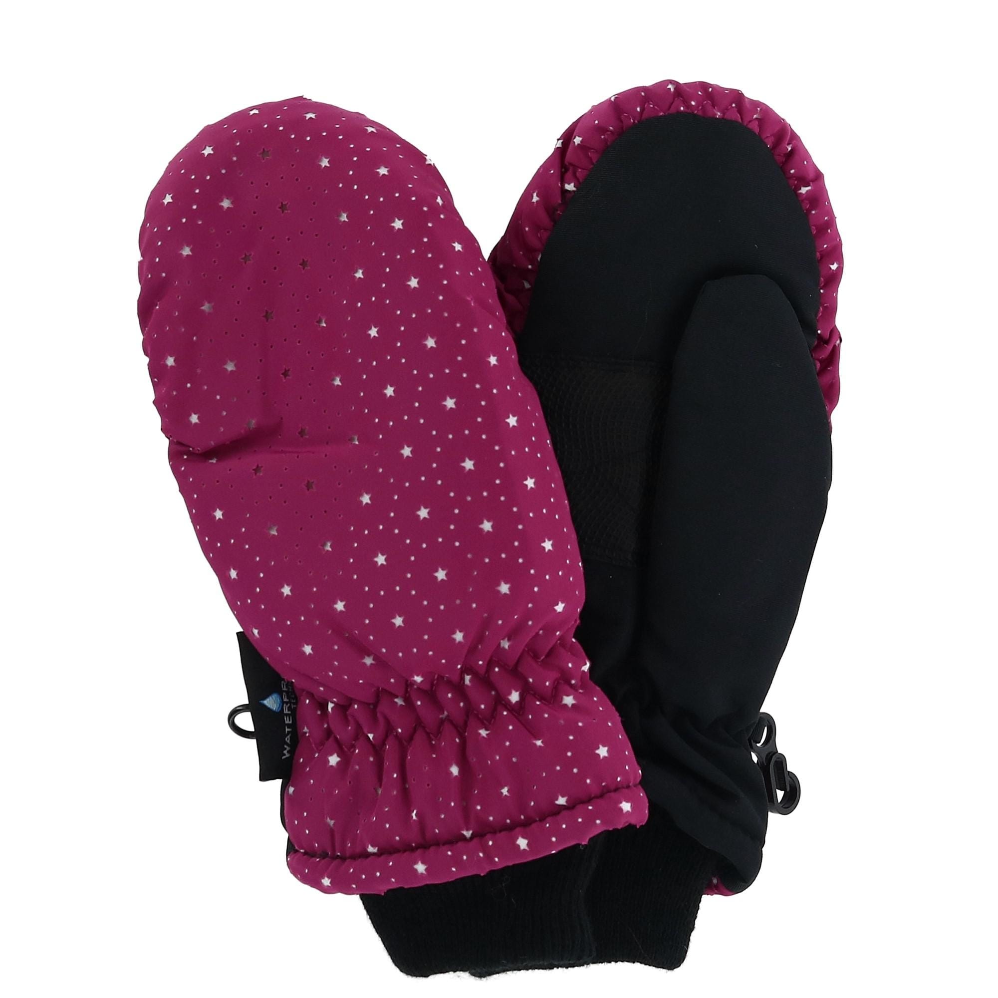 Grand Sierra Girls 4-6 Star Cut Out Design Ski Mitten