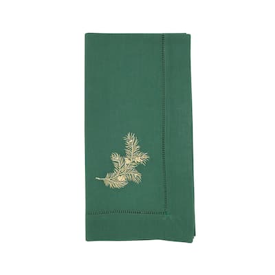 Embr'D Pine Needle Hemstitch Napkin (Set of 6) - 20"x20"