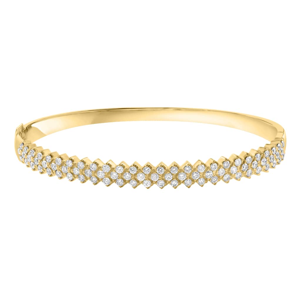 EFFY 14K Yellow Gold Diamond Bangle