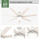 preview thumbnail 20 of 26, Hunter 60" WiFi Phenomenon Ceiling Fan w/LED Light, Wall Control - Windmill - SMART FAN! ENERGY STAR!