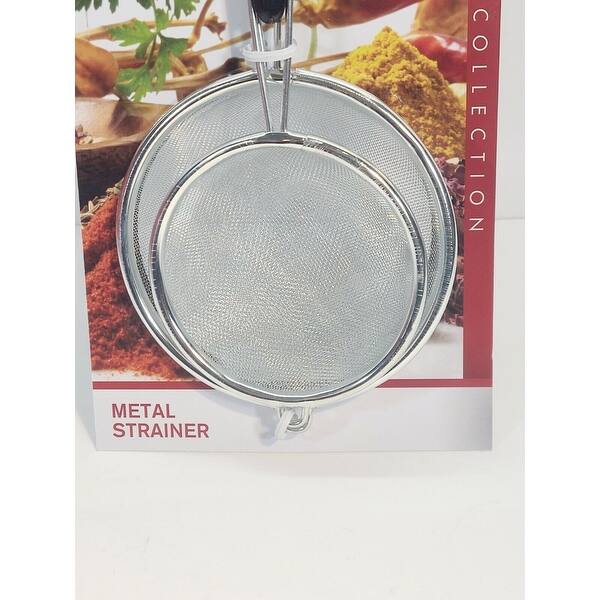 Set of 2 Metal Kitchen Strainers with Handles Bed Bath & Beyond