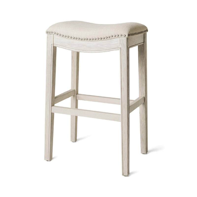 Maven Lane Adrien Saddle Kitchen Stool