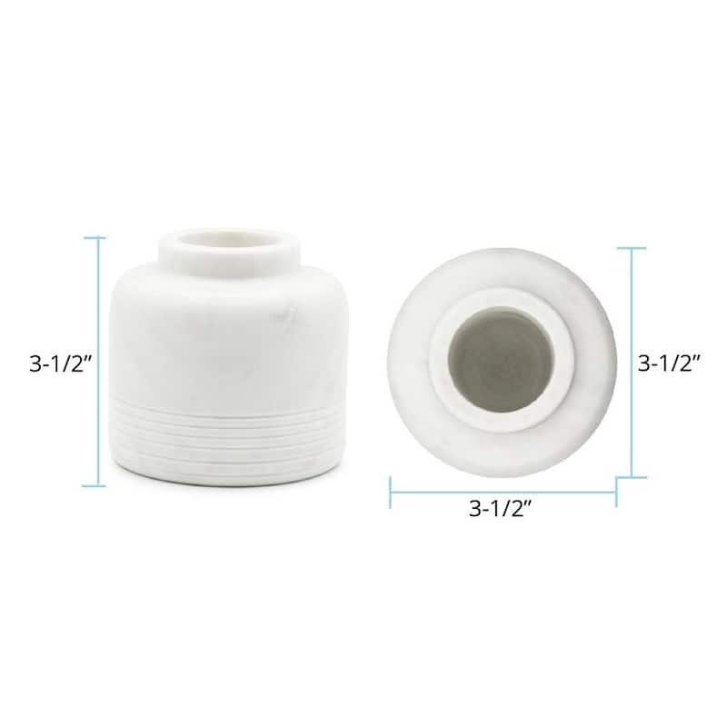 Nizzoli White Vase- Small