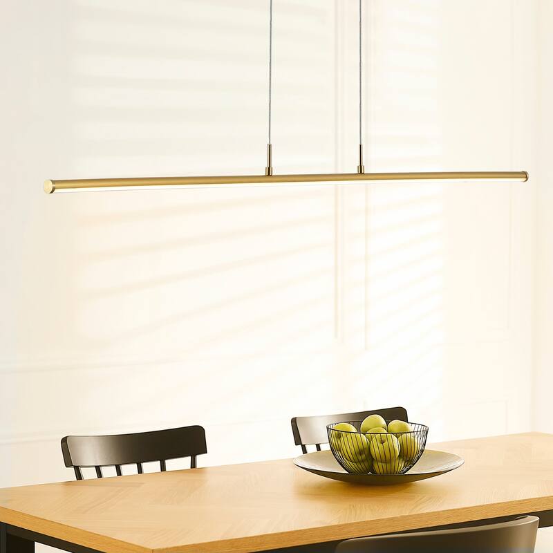 JONATHAN Y Lighting Conley 40" Wide LED Linear Chandelier