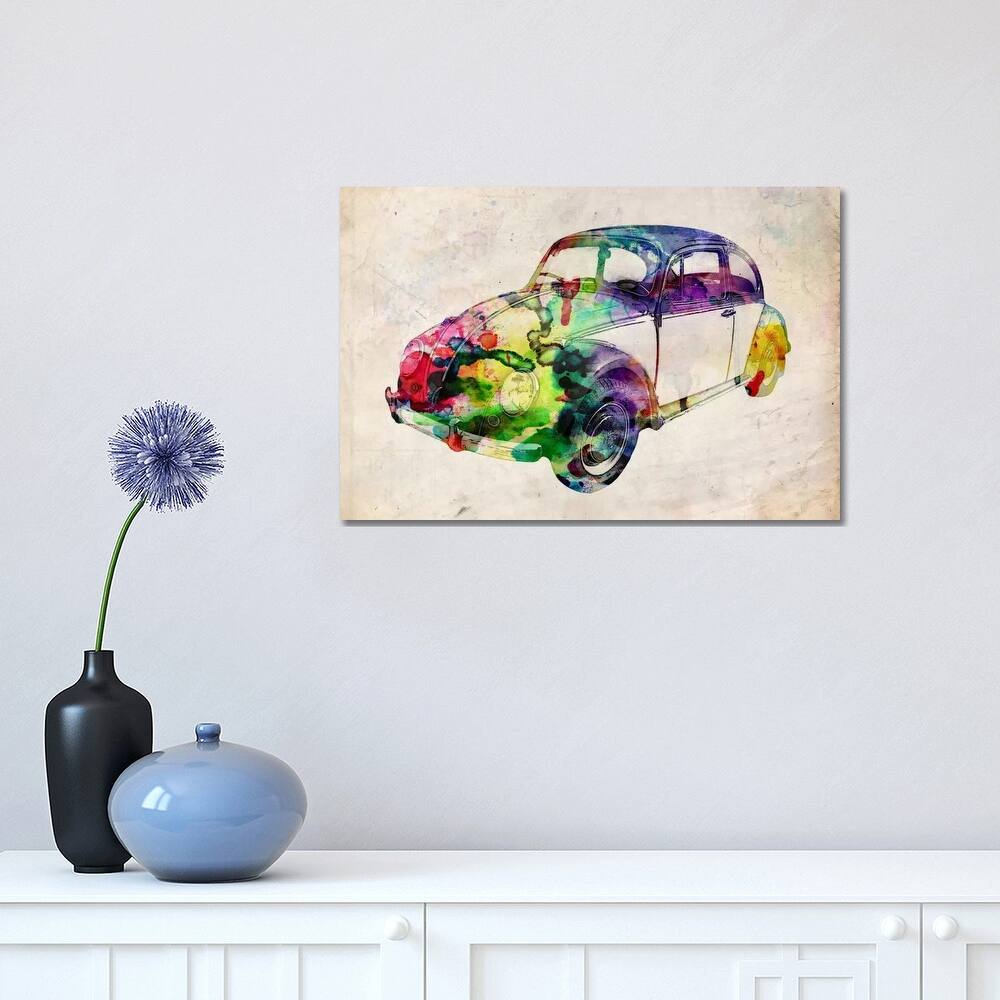 iCanvas "VW Beetle (Urban)" by Michael Tompsett Canvas Print