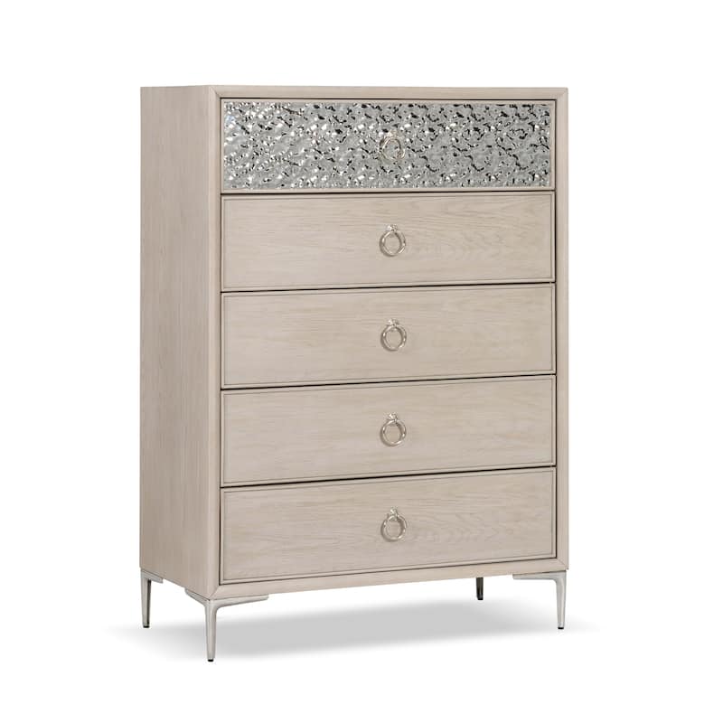 Furniture of America Fable Modern 6-Piece Solid Wood Panel Bedroom Set