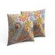 preview thumbnail 11 of 9, Christiansen Paisley Outdoor Throw Pillow (Set of 2) by Havenside Home - 17w x 17l