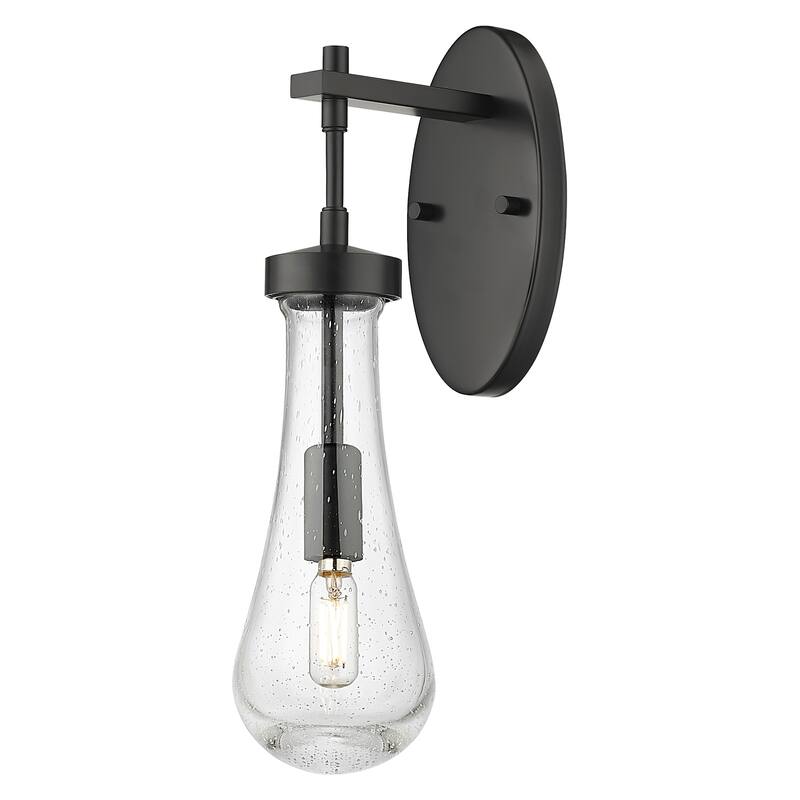 Innovations Lighting 451-1W-G451-4SDY Owego 16" Tall Bathroom Sconce - Matte Black