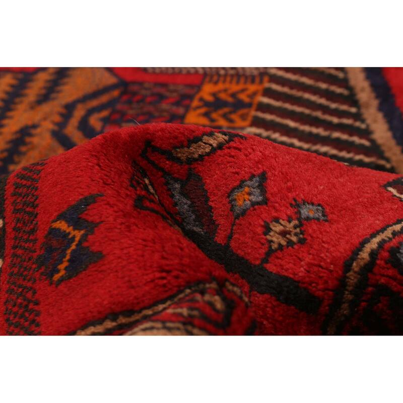 Teimani Red Rug 4'7" x 6'5" - 4'7 x 6'5