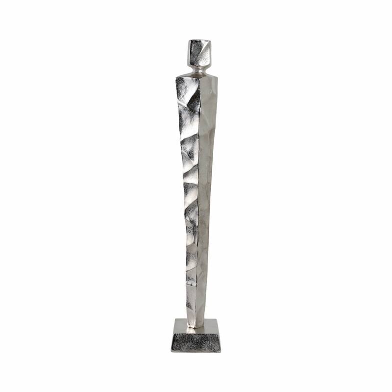 Metal Aluminum Sculpture Decorative Abstract Figure Modern Accent