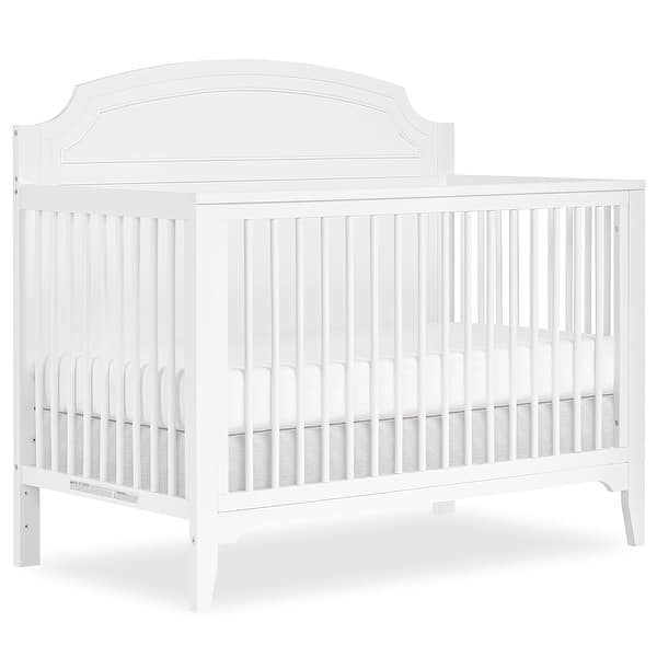 slide 2 of 5, Dream On Me Milton 5 in 1 Convertible Crib made with Sustainable New Zealand Pinewood - White White