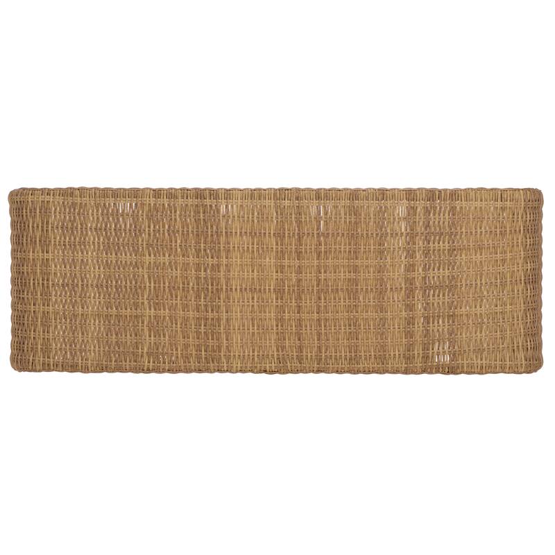 SAFAVIEH Couture Lynsee Wicker Bench - 60"W x 20"D x 20"H