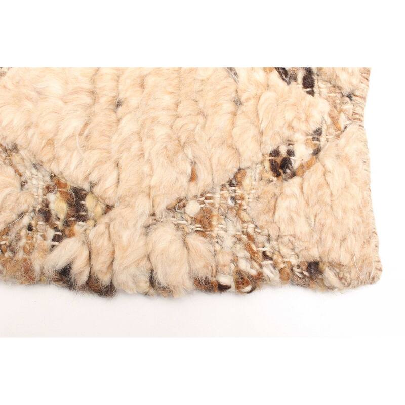 ECARPETGALLERY Hand-knotted Tangier Tan Wool Rug - 5'2 x 7'8