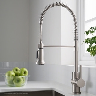 Kraus Britt Commercial 3-Function 1-Handle Pulldown Kitchen Faucet