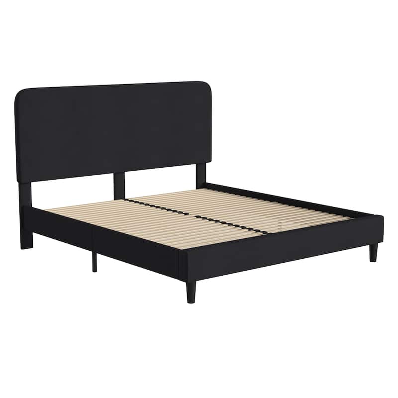 Upholstered Platform Bed with headboard