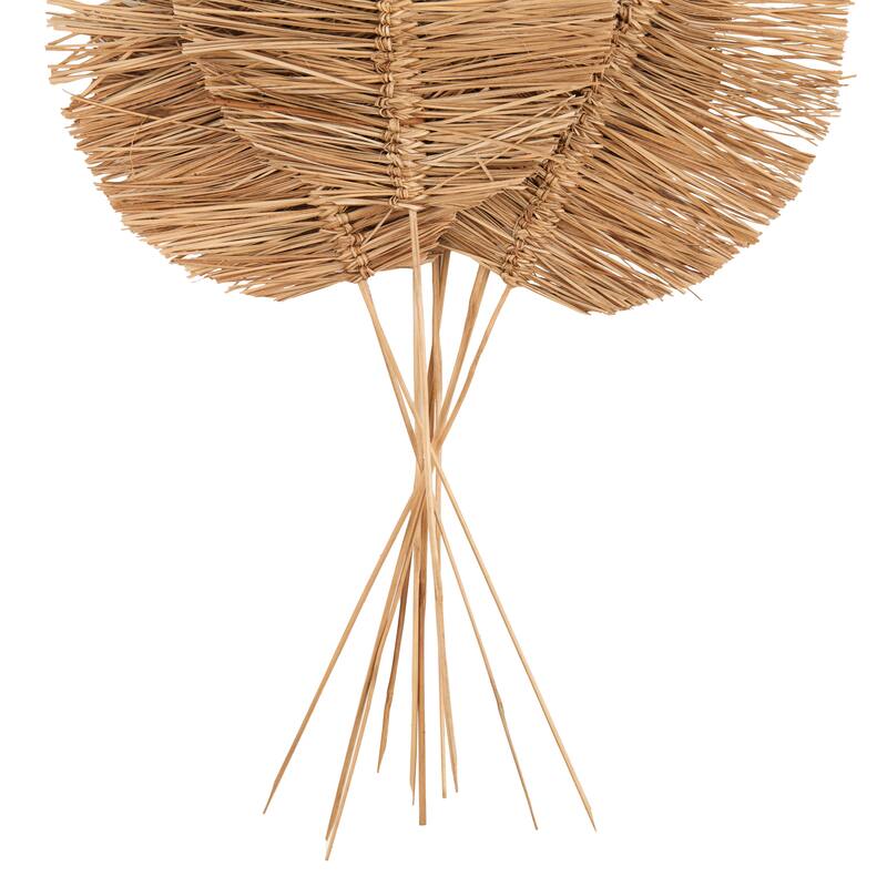 Brown Dried Plant Tall Spear Home Decor Natural Foliage with Sharp Stems