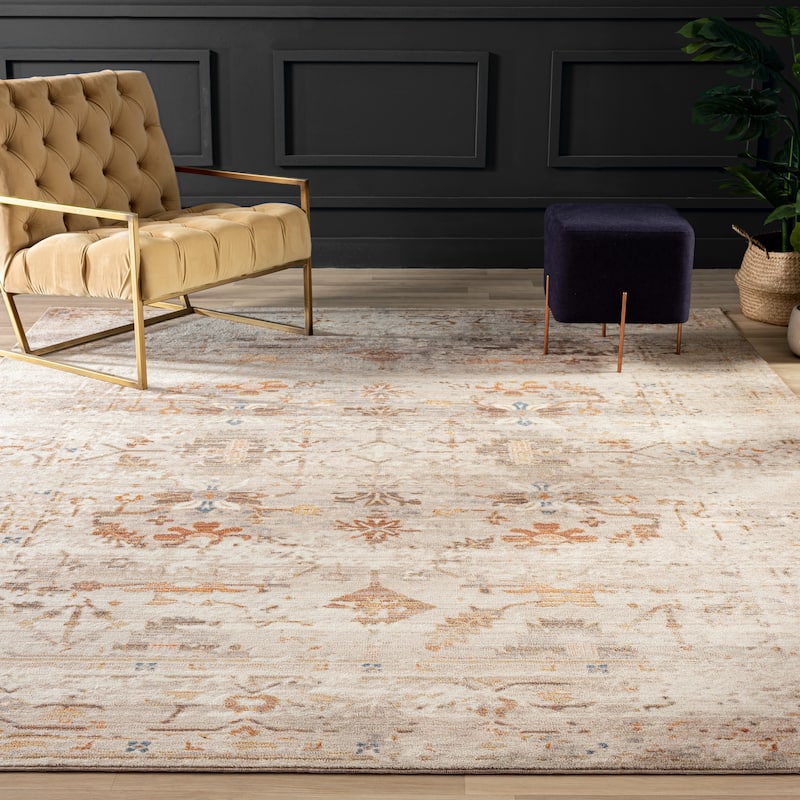 Desert Sands/Rust Traditional Area Rug