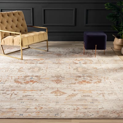 Desert Sands/Rust Traditional Area Rug