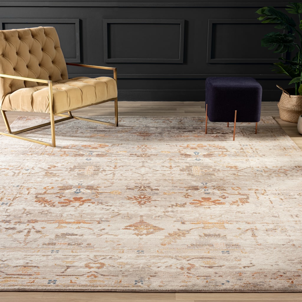 Desert Sands/Rust Traditional Area Rug