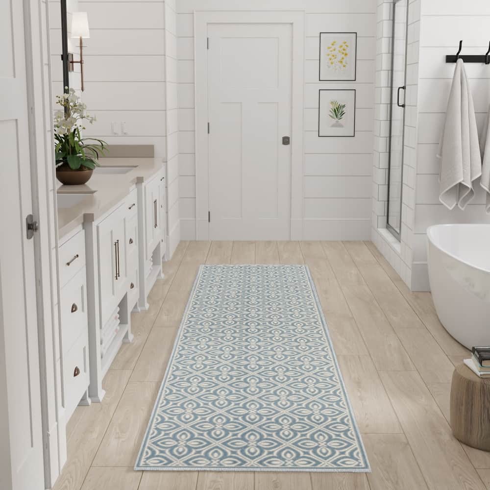 Nourison Washable Charm Indoor only Floral Area Rug