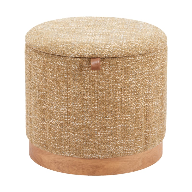 Fije Storage Ottoman Oat Yellow