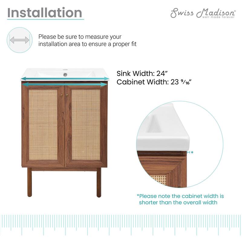 Classe Bathroom Vanity in Oak