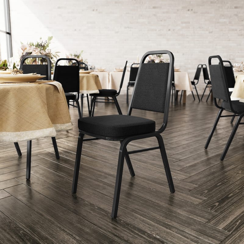 Trapezoidal Back Stacking Banquet Chair with 2.5" Thick Seat - 20.25"D x 17.5"W x 36"H