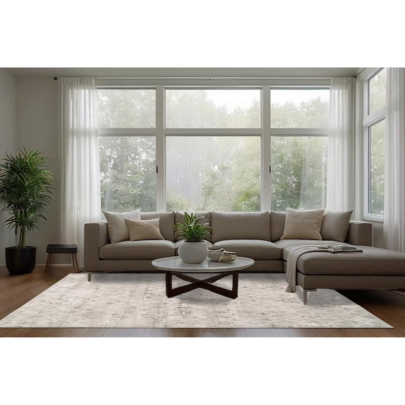 Dynamic Rugs Quartz Traditional Area Rug