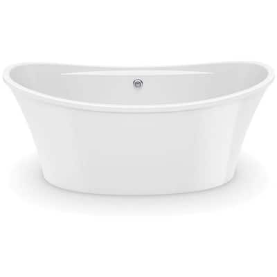 Maax Ariosa 66" Free Standing Acrylic Soaking Tub with Center Drain