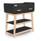 preview thumbnail 8 of 16, Fisher-Price Iris/Siesta Changing Table by Dream On Me Matte Black Vintage Oak