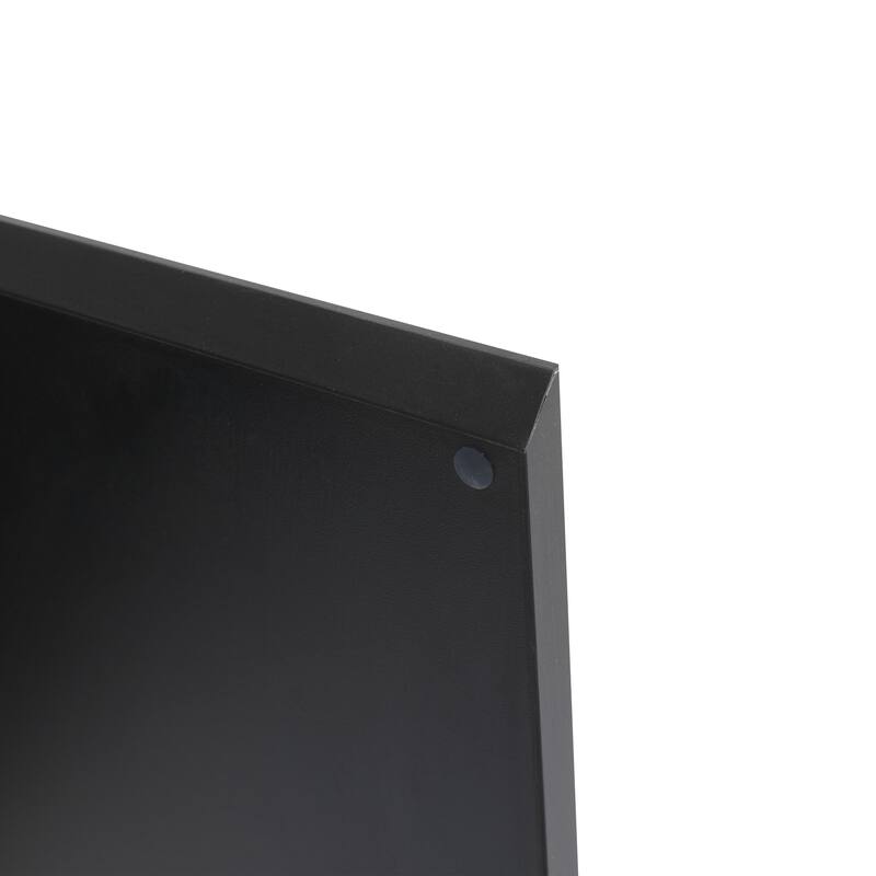 Plywood Wall Mounting Bathroom Vanity Set in Black with Integrated Ceramic Sink - 48" x 18" x 17"