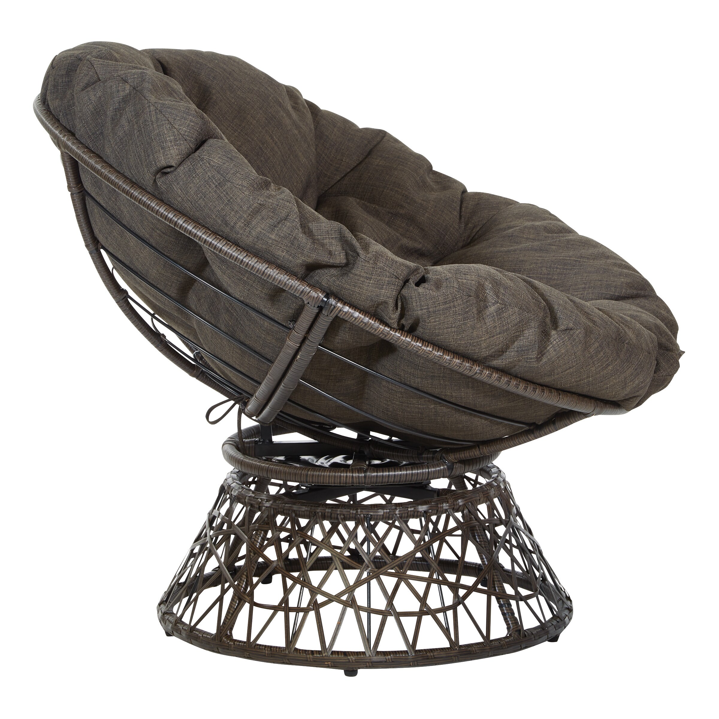 The curated nomad avoca woven outlet wicker over steel frame chair