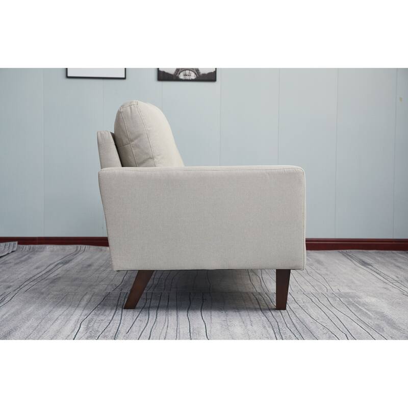 Linen 2 Piece Loveseat and Sofa Living Room Set