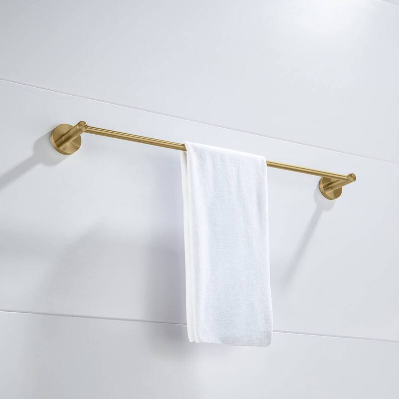 Circular 24 inch Bathroom Towel Bar