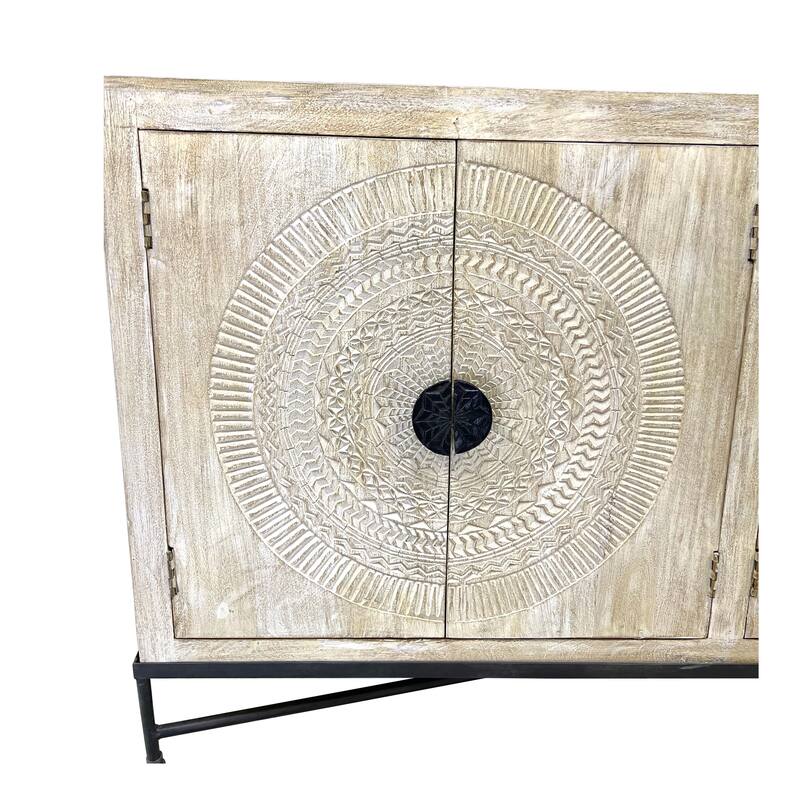 Ashford Carved Wood Sideboard