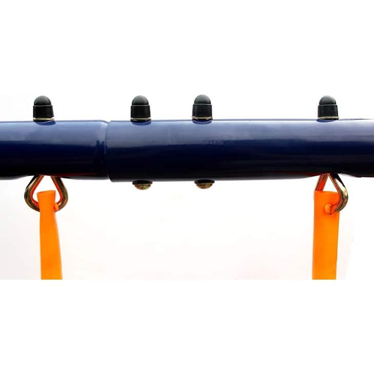Heavy-Duty A-Frame Metal Swing Set for Kids and Toddlers - Sturdy