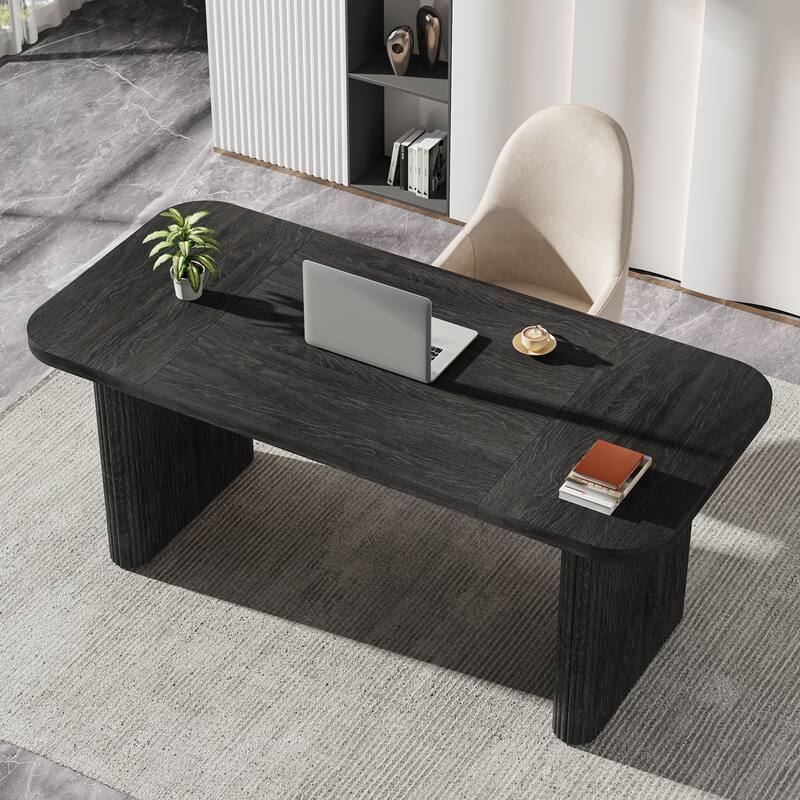 63'' W Wooden Executive Computer Desk for Home Office