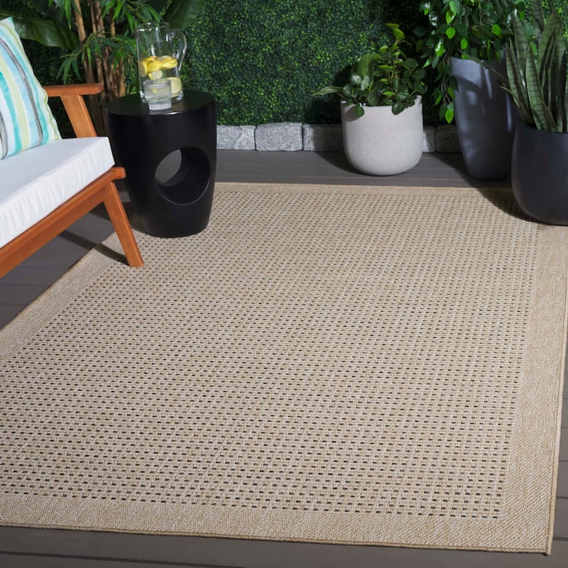 SAFAVIEH Sisal Stynke Performance Indoor/Outdoor Rug - 4' x 6' - Beige/Natural