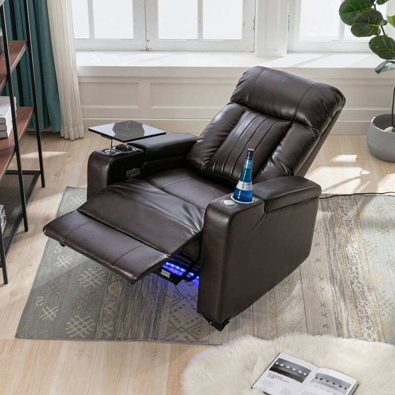 Power Motion Recliner with USB Charging Port