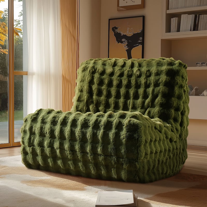 OVIOS Luxury Plush Bean Bag Ultra-Soft Chair