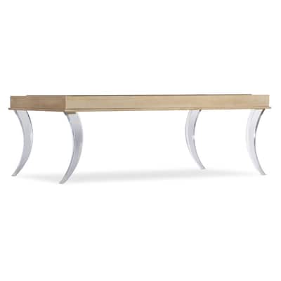 Hooker Furniture 638-80118 Melange 48" Wide Tempered Glass Top Coffee
