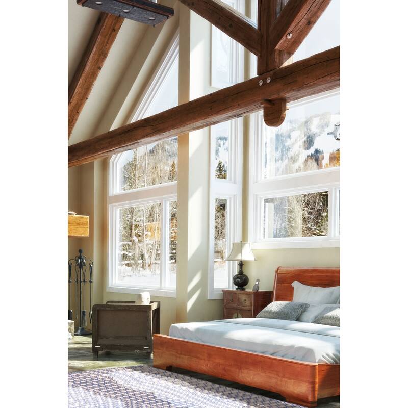 ECARPETGALLERY Hand-knotted Tangier Dark Blue Wool Rug - 5'4 x 7'7