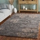 preview thumbnail 73 of 79, SAFAVIEH Florida Shag Hilde Floral 1.2-inch Thick Rug 8' x 10' - Grey/Beige