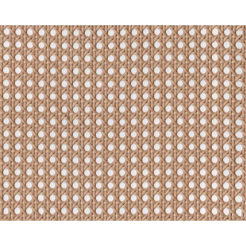 Queen Platform Bed with Faux Cane Headboard, Dark Bronze Metal Frame, No Box Spring Needed