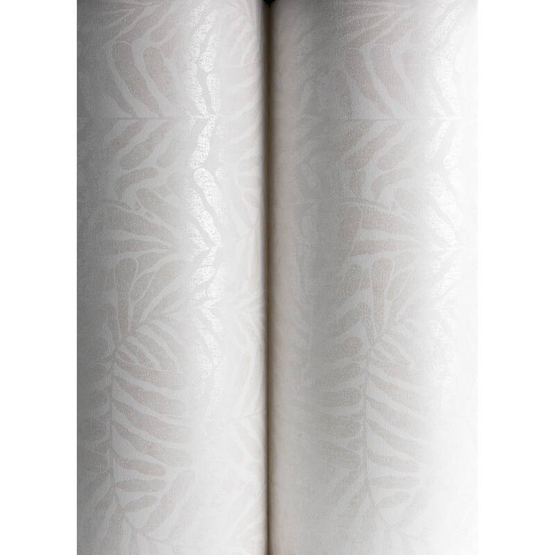 A-Street Prints Gabriel Pearl Fern Wallpaper