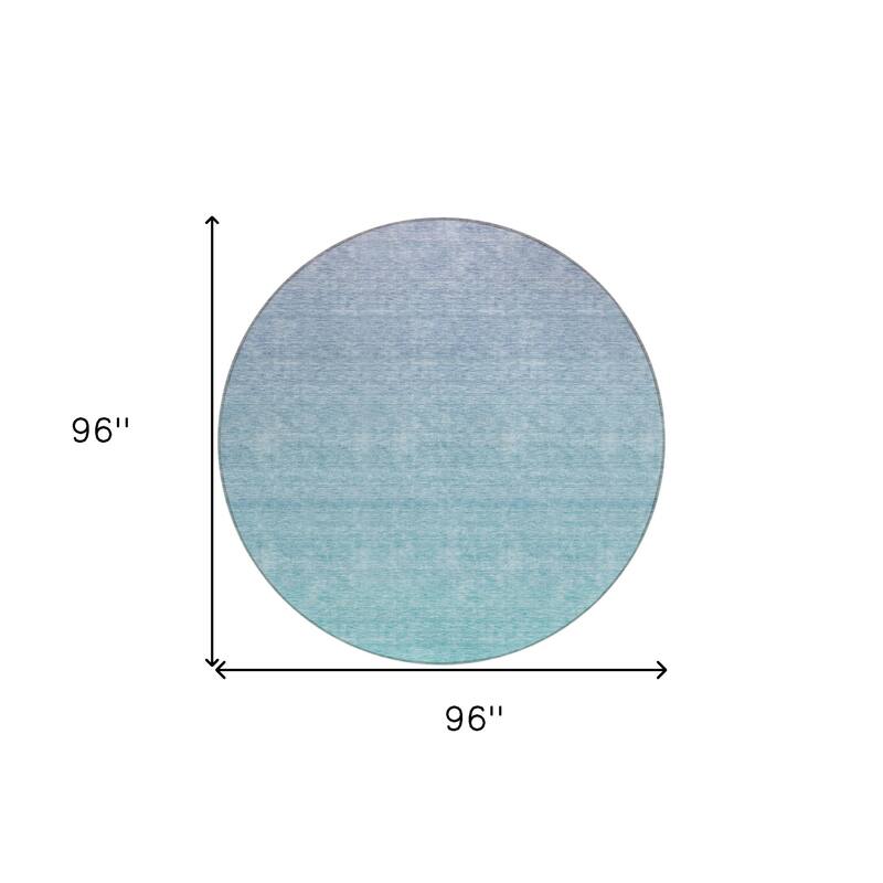 HomeRoots Ombre Transitional Rectangle Outdoor Rug