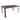 Mace 55" Outdoor Dining Table - Rectangular Weave Design with Umbrella Hole - All-Weather Metal Patio Table for 4-6 Guests