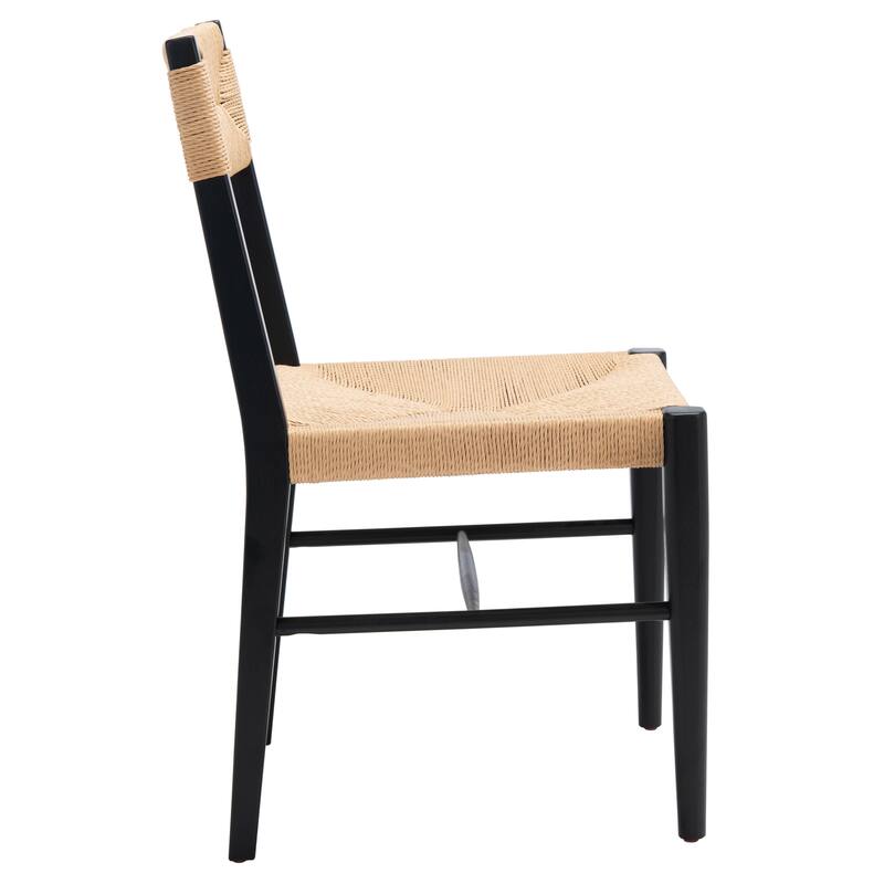SAFAVIEH Couture Shazia Rattan Dining Chair (Set of 2) - 16.3" W x 21.3" L x 34" H - 16Wx21Dx34H